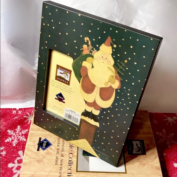 BNIB Warren Kimble Santa On Chimney Frame - Picture 6 of 16